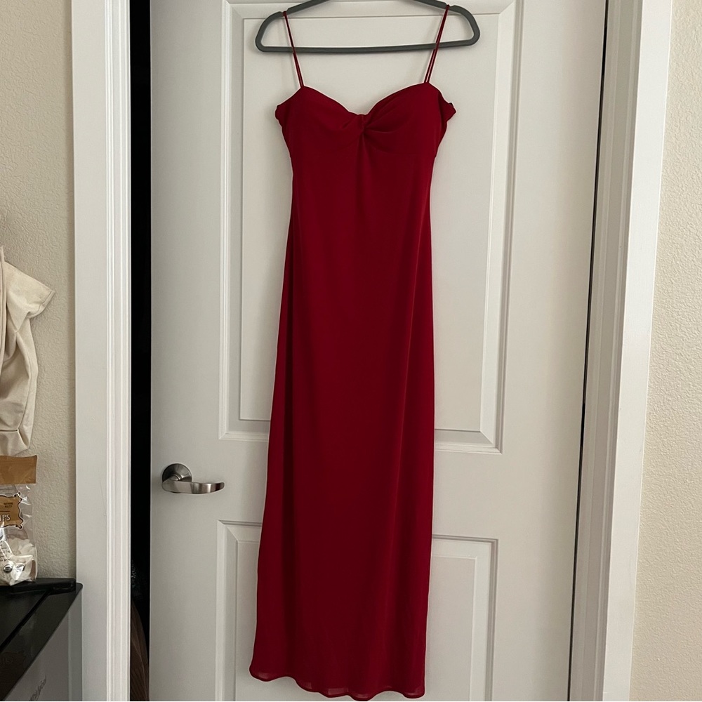 Red prom dress